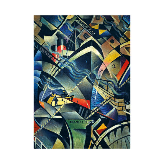 C. R. W. Nevinson The Arrival greetings card